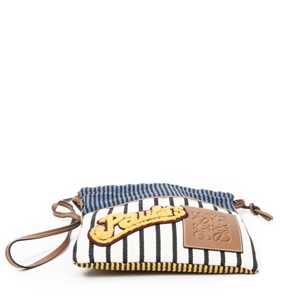 Loewe Embroidered Drawstring Pouch Crossbody - Picture 6 of 10